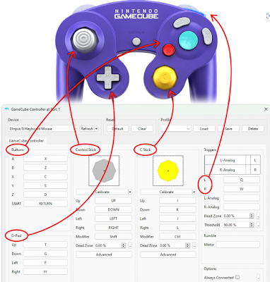GameCube Controller Mapping Guide