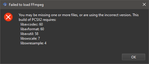 تركيب ملفات FFmpeg