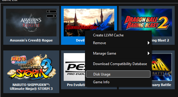RPCS3 Multi Selection UI